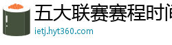 五大联赛赛程时间表2024年